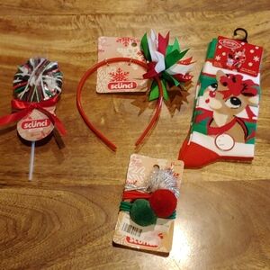 Hair Set with Matching Socks